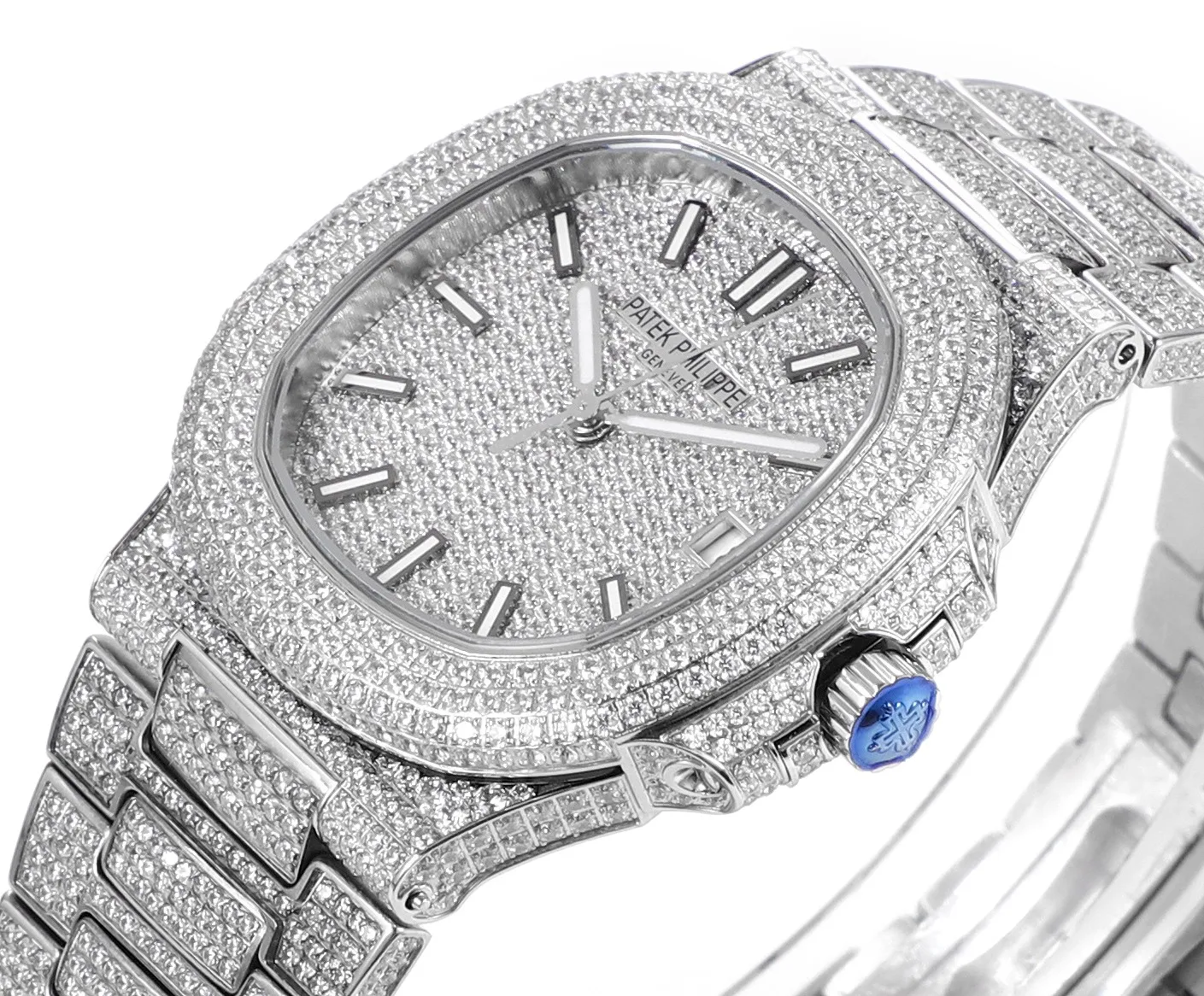 PF Factory Patek Philippe Nautilus 5719 Platinum Super Clone Replica Watch - 图片 5