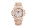 PF Factory Patek Philippe Nautilus 5719 White Gold Super Clone Replica Watch