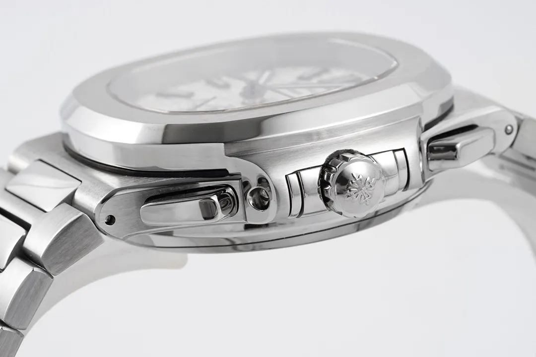 PF Factory Patek Philippe Nautilus 5980 Silver Chronograph – Premium Replica Watch & Super Clone Excellence - 图片 7