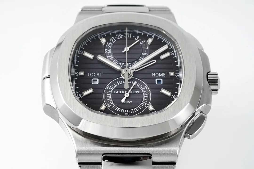 PF Factory SPP Nautilus 5990/1A Dual Time Steel Super Clone Watch - 图片 2
