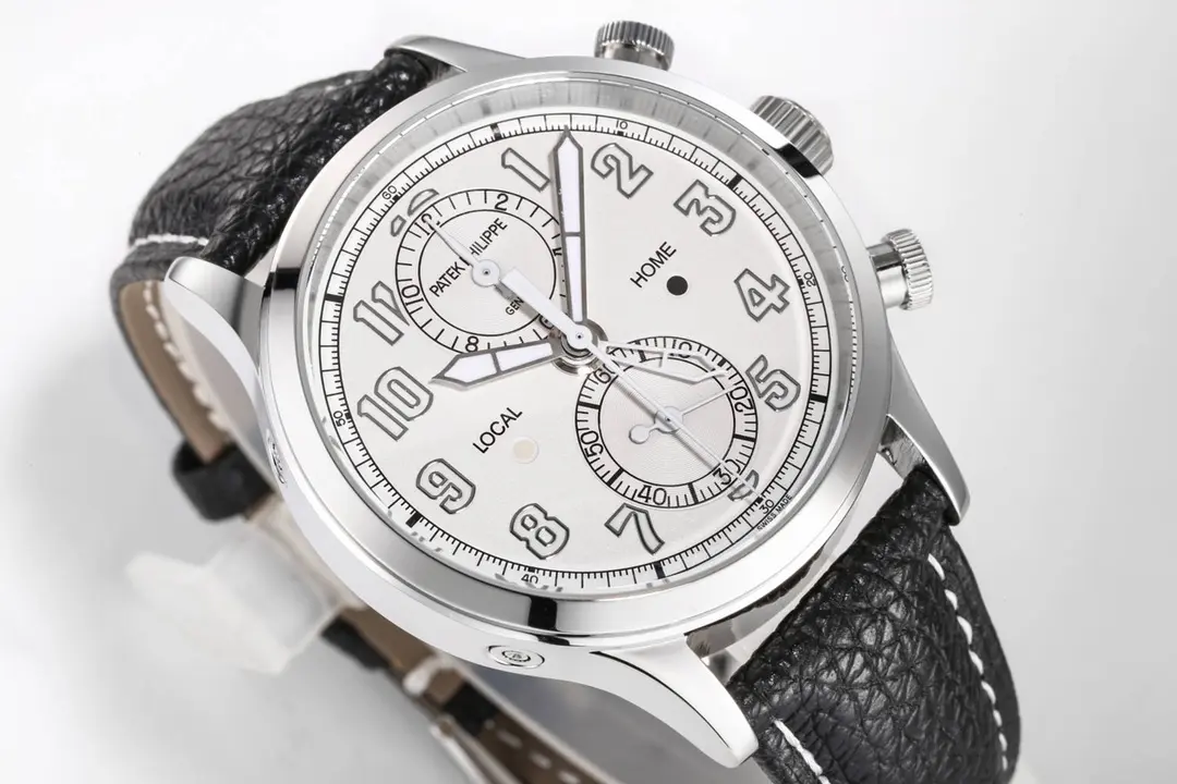 PPF Factory Patek Philippe 5924G White Dial Leather Strap Super Clone Replica Watch - 图片 2