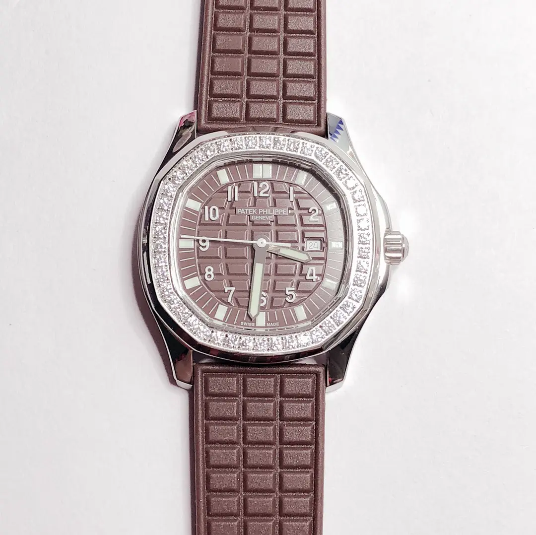 PPF Factory Patek Philippe Aquanaut Quartz Brown Super Clone Replica Watch - 图片 6
