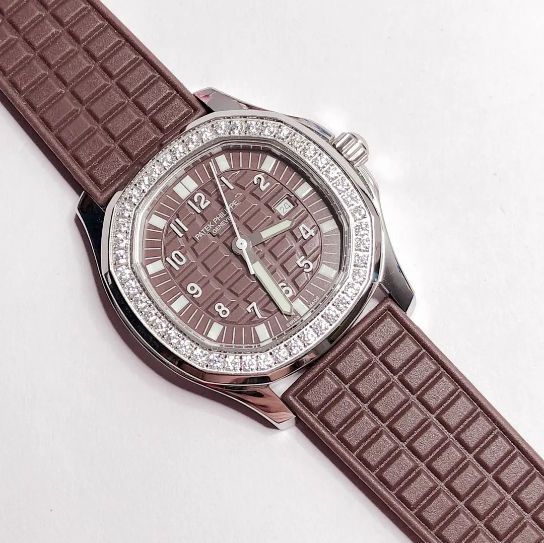PPF Factory Patek Philippe Aquanaut Quartz Brown Super Clone Replica Watch - 图片 8