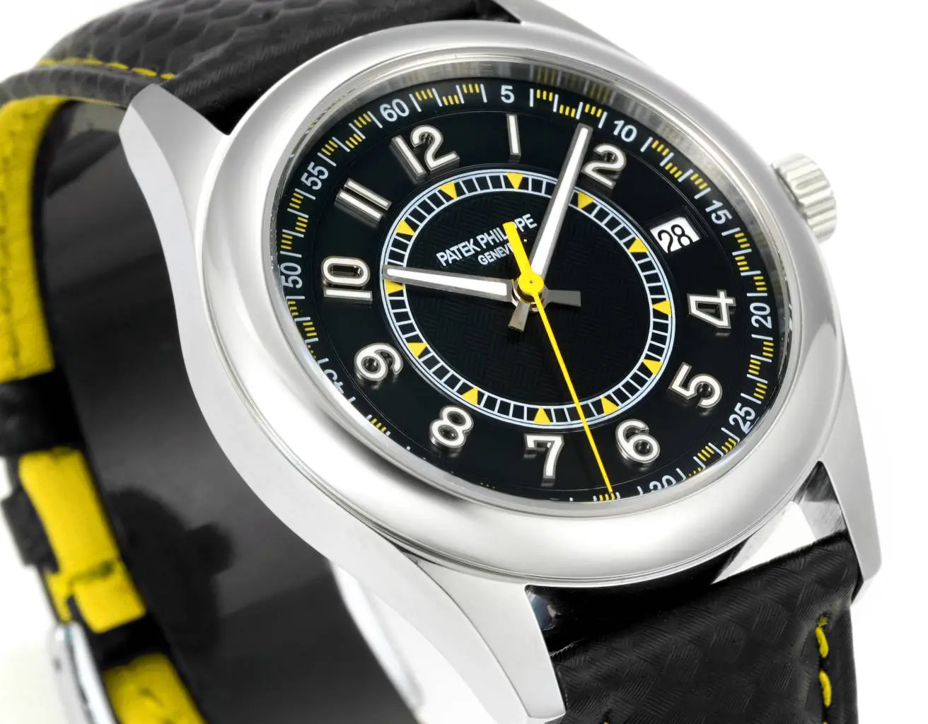PPF Factory Patek Philippe Calatrava 6007G Black Super Clone Replica Watch - 图片 4