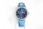PPF Factory Patek Philippe Complications 4947R Blue Leather Super Clone Replica Watch