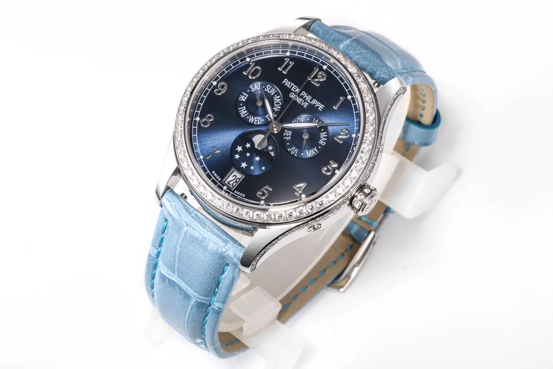 PPF Factory Patek Philippe Complications 4947R Blue Leather Super Clone Replica Watch - 图片 2