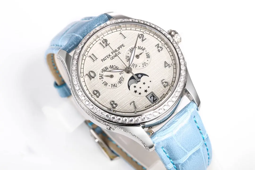 PPF Factory Patek Philippe Complications 4947R Blue Leather Super Clone Replica Watch – Premium Replica Watches - 图片 3