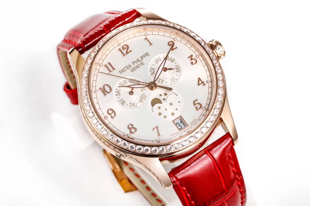 PPF Factory Patek Philippe Complications 4947R Rose Gold Red Leather Super Clone Replica Watch - 图片 3