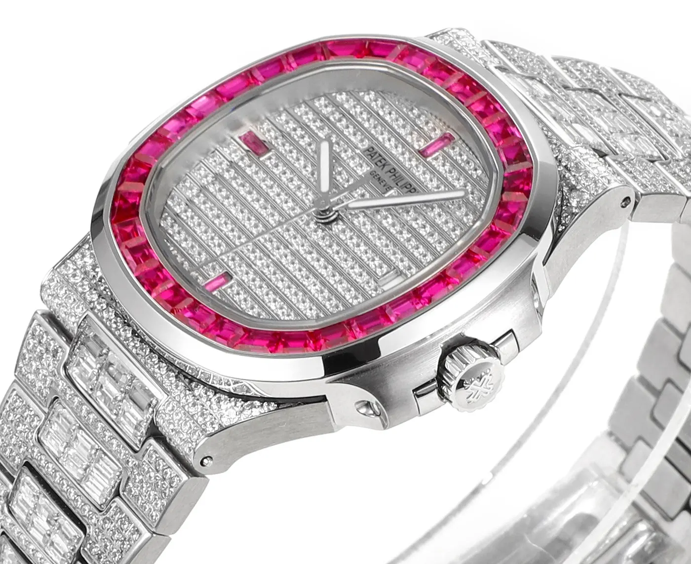 PPF Factory Patek Philippe Nautilus 5719 White Gold Super Clone Replica Watch - 图片 4