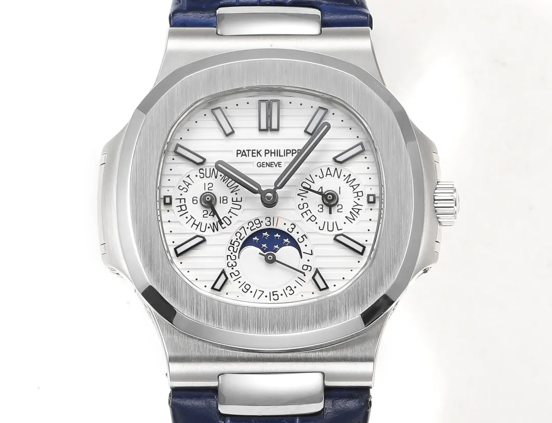 PPF Factory Patek Philippe Nautilus 5740 White Blue Super Clone Replica Watch - 图片 2