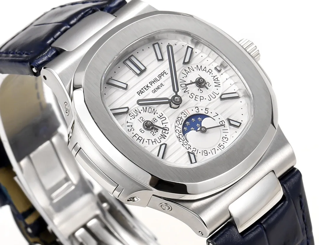 PPF Factory Patek Philippe Nautilus 5740 White Blue Super Clone Replica Watch - 图片 5