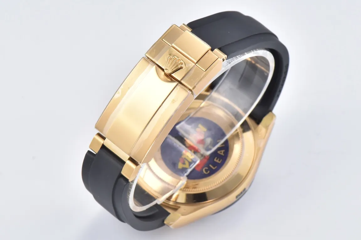 VS Factory Weighted Rolex Daytona 116518 Gold Black Enamel Dial with Moissanite Stones – Premium VSF Watches Collection - 图片 9