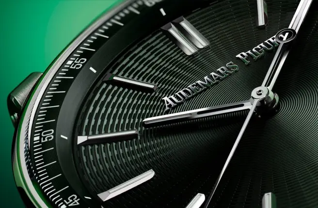 R8 Factory Audemars Piguet CODE 11.59 Green Super Clone Watch – Premium Replica with Top-Quality Craftsmanship - 图片 5