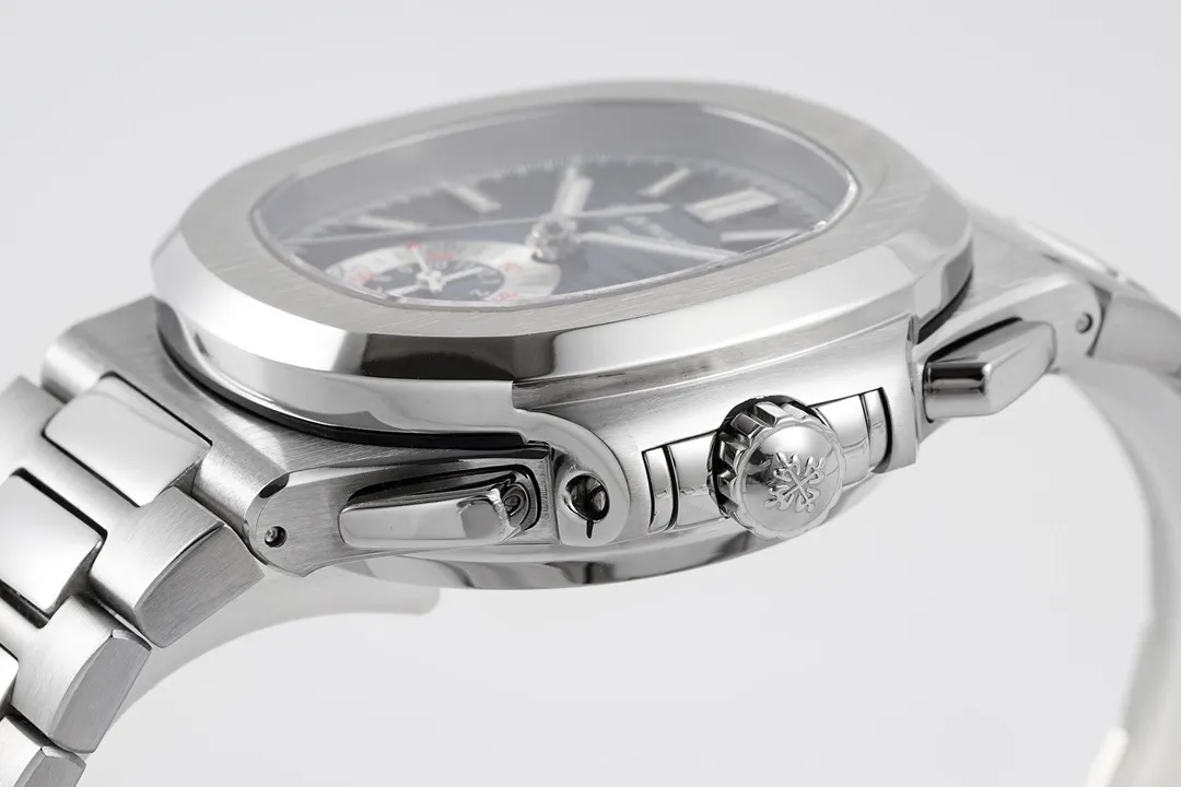 R8 Factory Patek Philippe 5980 Nautilus Blue Dial Steel Super Clone Replica Watch - 图片 6