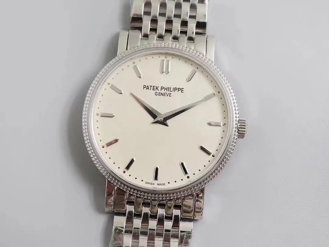 R8 Factory Patek Philippe Calatrava 5120G Silver Super Clone Replica Watch
