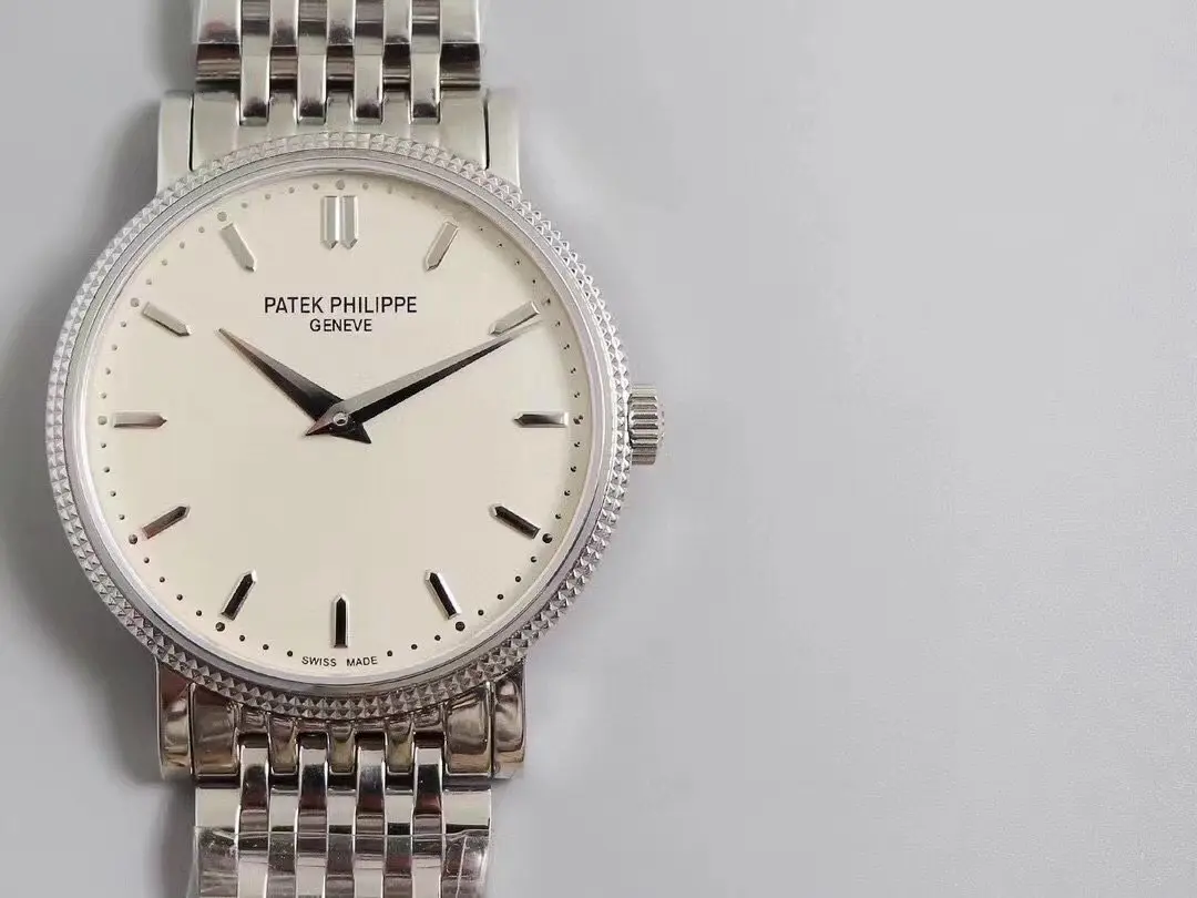 R8 Factory Patek Philippe Calatrava 5120G Silver Super Clone Replica Watch - 图片 4