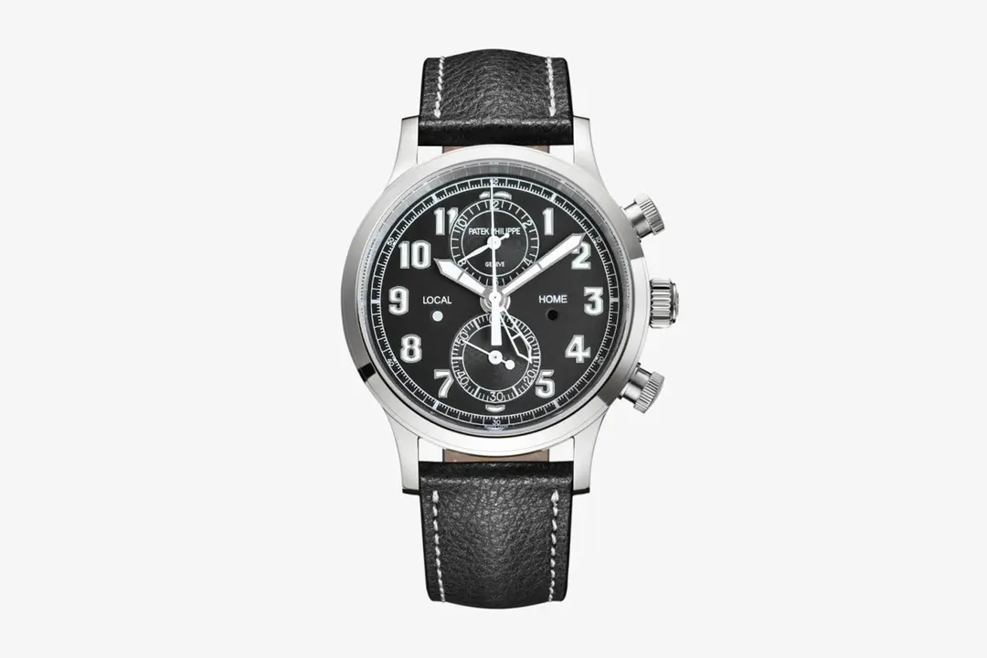 R8 Factory Patek Philippe Complications 5924G Black Leather Super Clone Replica Watch