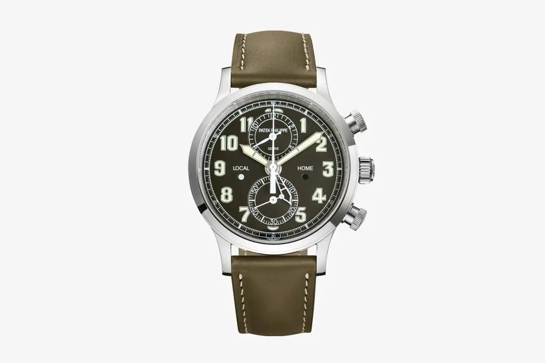 R8 Factory Patek Philippe Complications 5924G Grey Leather Super Clone Replica Watch