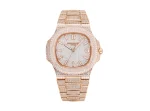 R8 Factory Patek Philippe Nautilus 5719/10G White Gold Super Clone Replica Watch