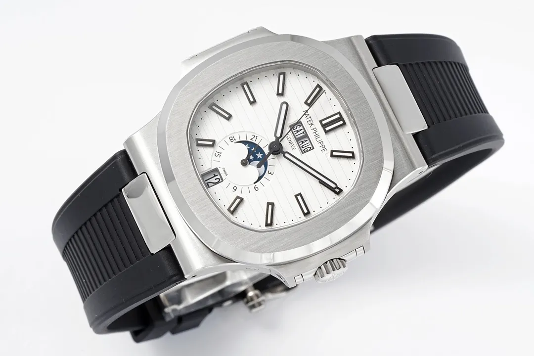 R8 Factory Patek Philippe Nautilus 5726/1A Blue Rubber Super Clone Replica Watch - 图片 6