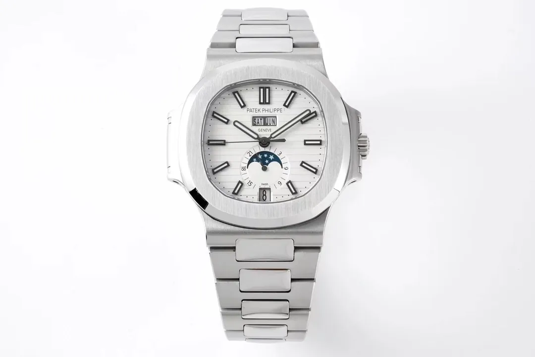 R8 Factory Patek Philippe Nautilus 5726/1A Silver Super Clone Replica Watch