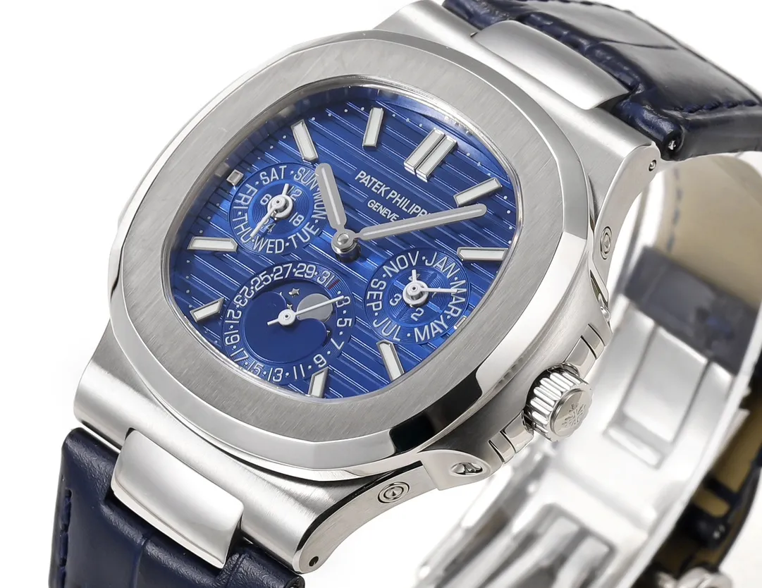 R8 Factory Patek Philippe Nautilus 5740 Blue Dial Super Clone Replica Watch - 图片 4