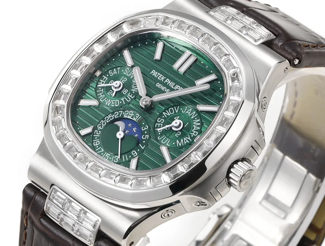 R8 Factory Patek Philippe Nautilus 5740 Green Super Clone Replica Watch - 图片 4