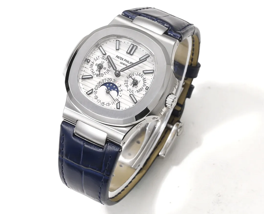 R8 Factory Patek Philippe Nautilus 5740 White Blue Super Clone Replica Watch - 图片 3
