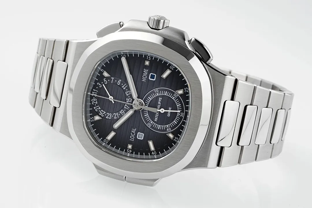 R8 Factory SPP Nautilus 5990/1A Dual Time Steel Super Clone Watch - 图片 5