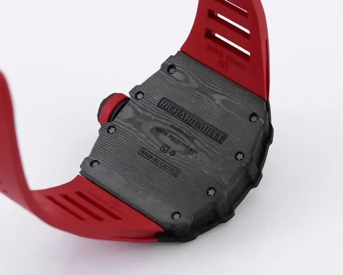 Richard Mille RM 35-01 Rafael Nadal Red Rubber Super Clone Luxury Watch - 图片 3