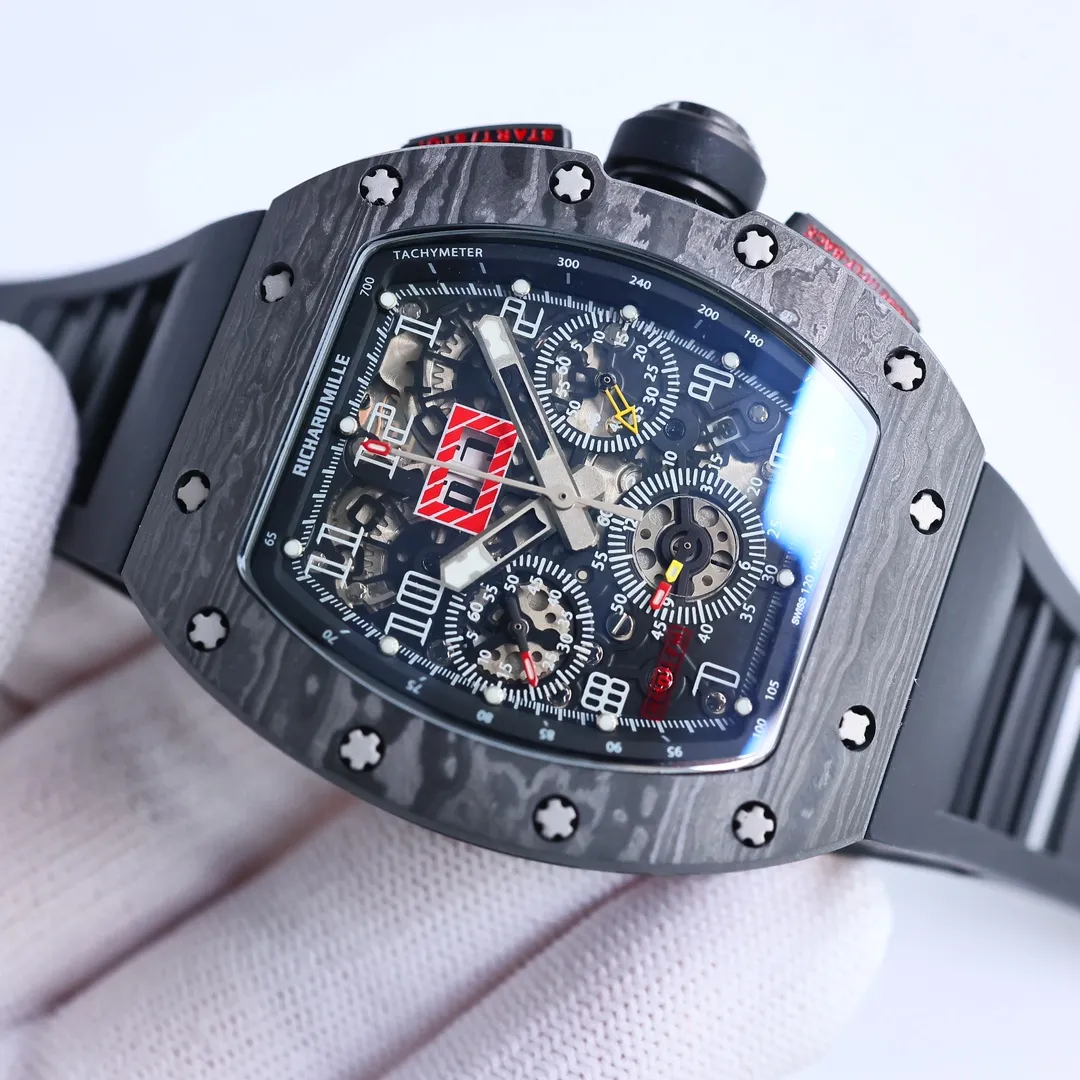 ZF Factory Richard Mille RM011-FM Black Chronograph Super Clone Watch – Premium Replica Richard Mille - 图片 5