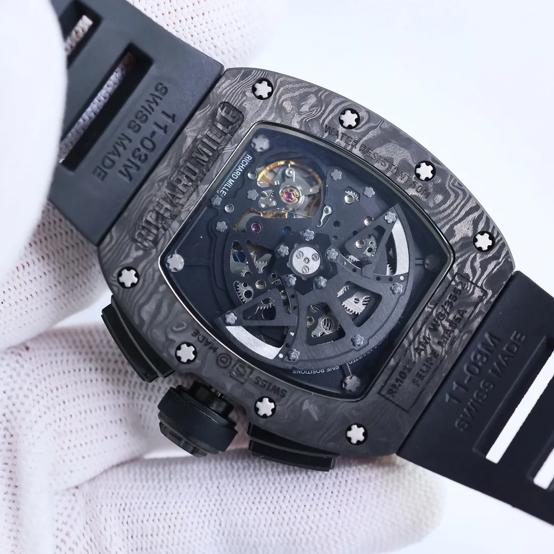 ZF Factory Richard Mille RM011-FM Black Chronograph Super Clone Watch – Premium Replica Richard Mille - 图片 7