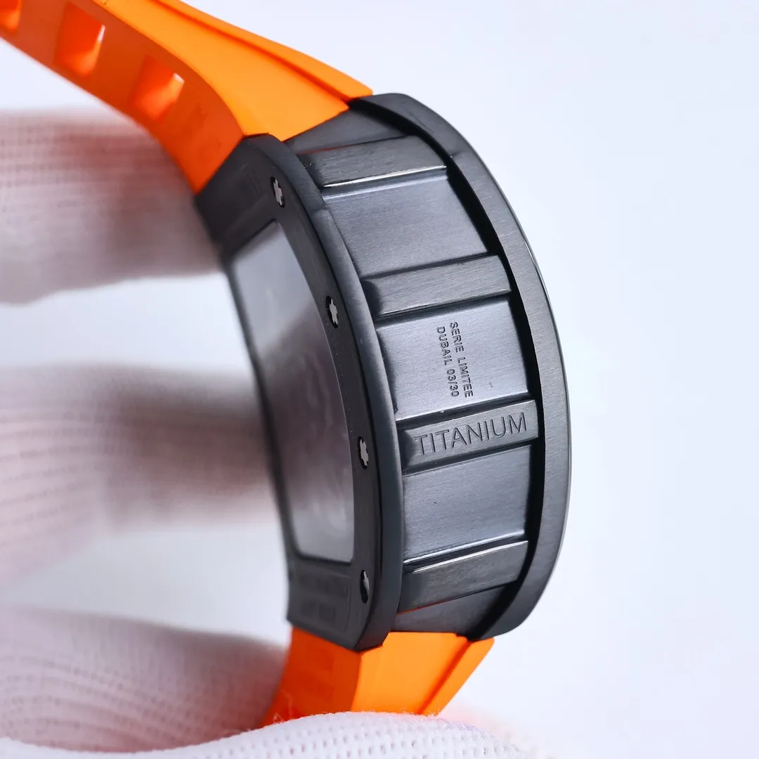 ZF Factory Richard Mille RM011-FM Black Orange Super Clone Luxury Watch - 图片 6