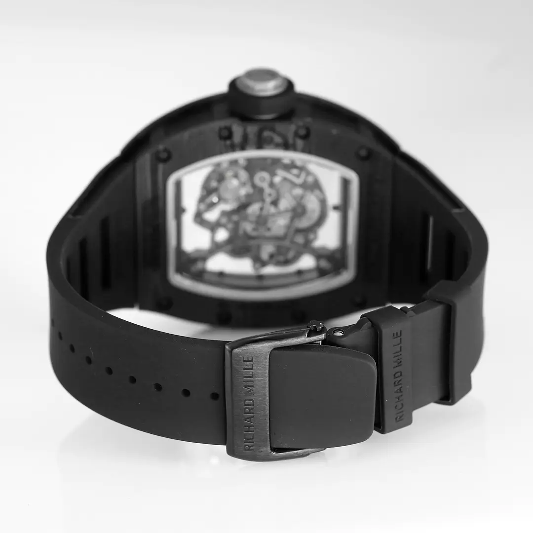 ZF Factory Richard Mille RM055 Carbon Fiber Black Rubber Super Clone Luxury Watch - 图片 9