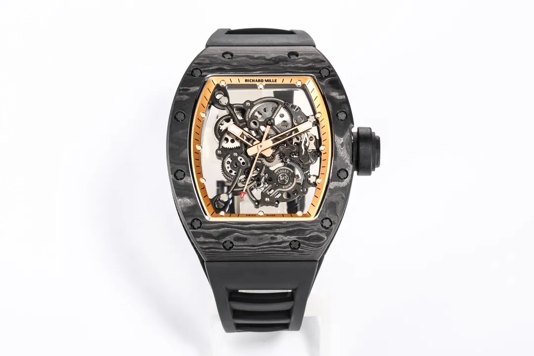 ZF Factory Richard Mille RM055 NTPT Carbon Black Super Clone Luxury Watch
