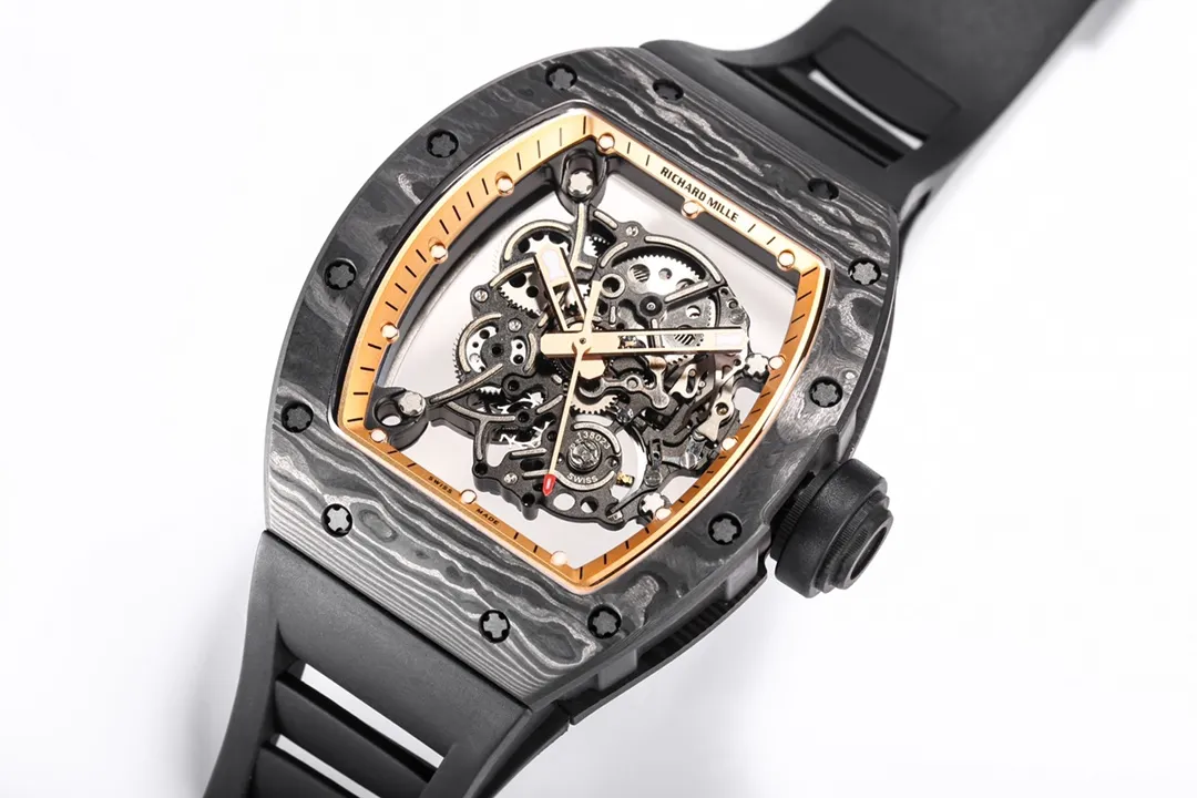ZF Factory Richard Mille RM055 NTPT Carbon Black Super Clone Luxury Watch - 图片 4