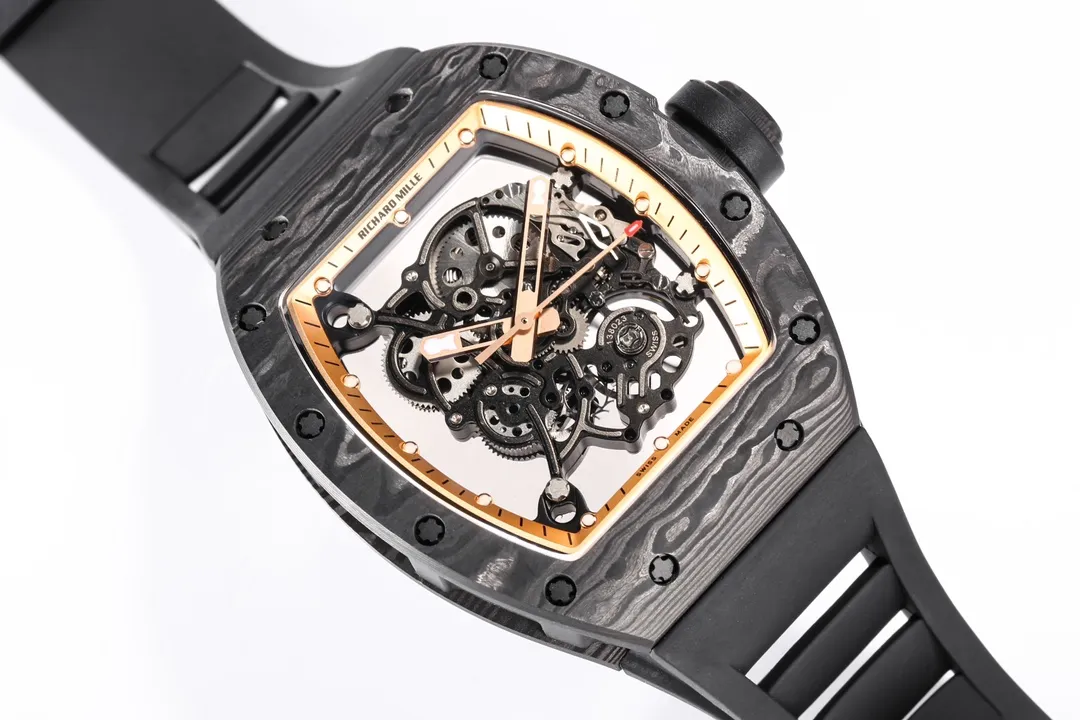 ZF Factory Richard Mille RM055 NTPT Carbon Black Super Clone Luxury Watch - 图片 5