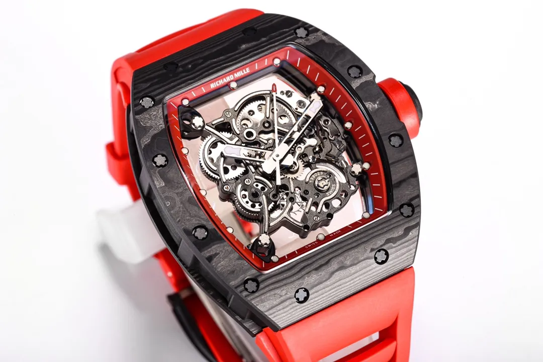 ZF Factory Richard Mille RM055 NTPT Carbon Red Strap – Premium Super Clone Watch - 图片 2