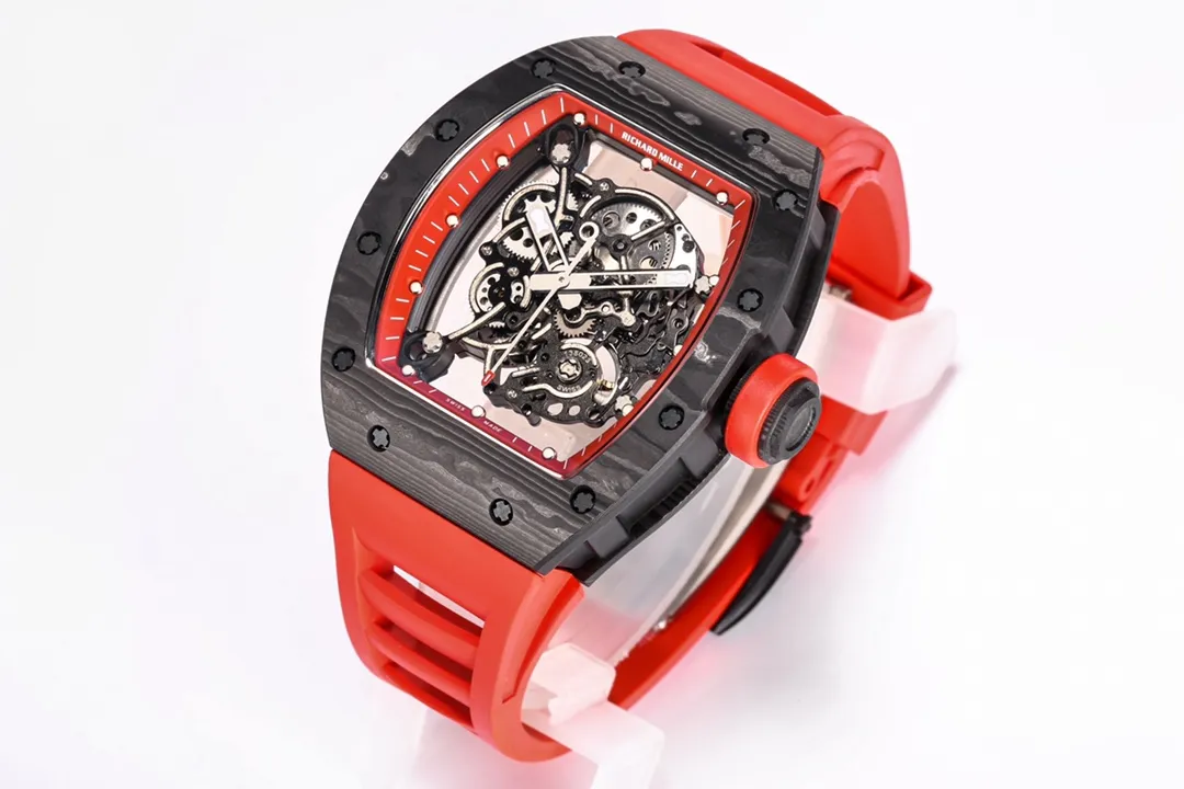 ZF Factory Richard Mille RM055 NTPT Carbon Red Strap – Premium Super Clone Watch - 图片 3