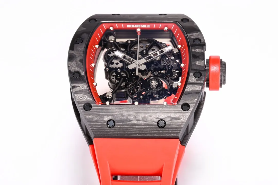 ZF Factory Richard Mille RM055 NTPT Carbon Red Strap – Premium Super Clone Watch - 图片 6