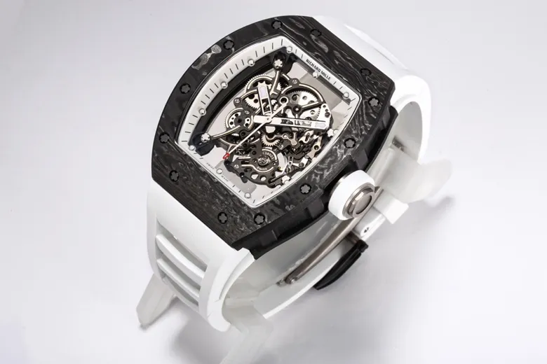 ZF Factory Richard Mille RM055 NTPT Carbon White Rubber – Premium Super Clone Watch - 图片 2