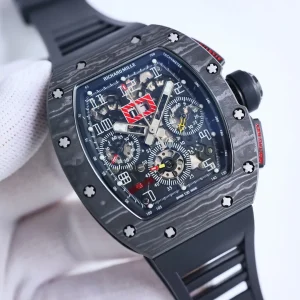RM Factory Richard Mille RM011-FM Black Chronograph Super Clone Watch – Premium Replica Richard Mille