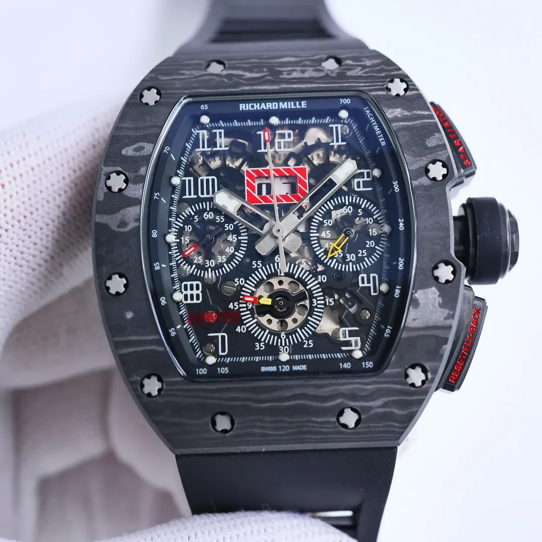 RM Factory Richard Mille RM011-FM Black Chronograph Super Clone Watch – Premium Replica Richard Mille - 图片 2