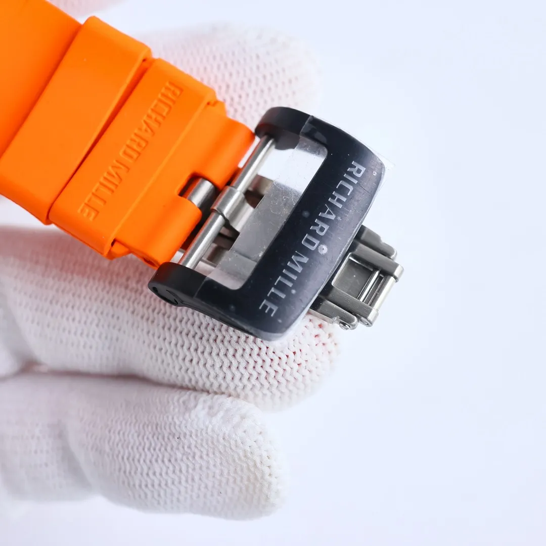 RM Factory Richard Mille RM011-FM Black Orange Super Clone Luxury Watch - 图片 8