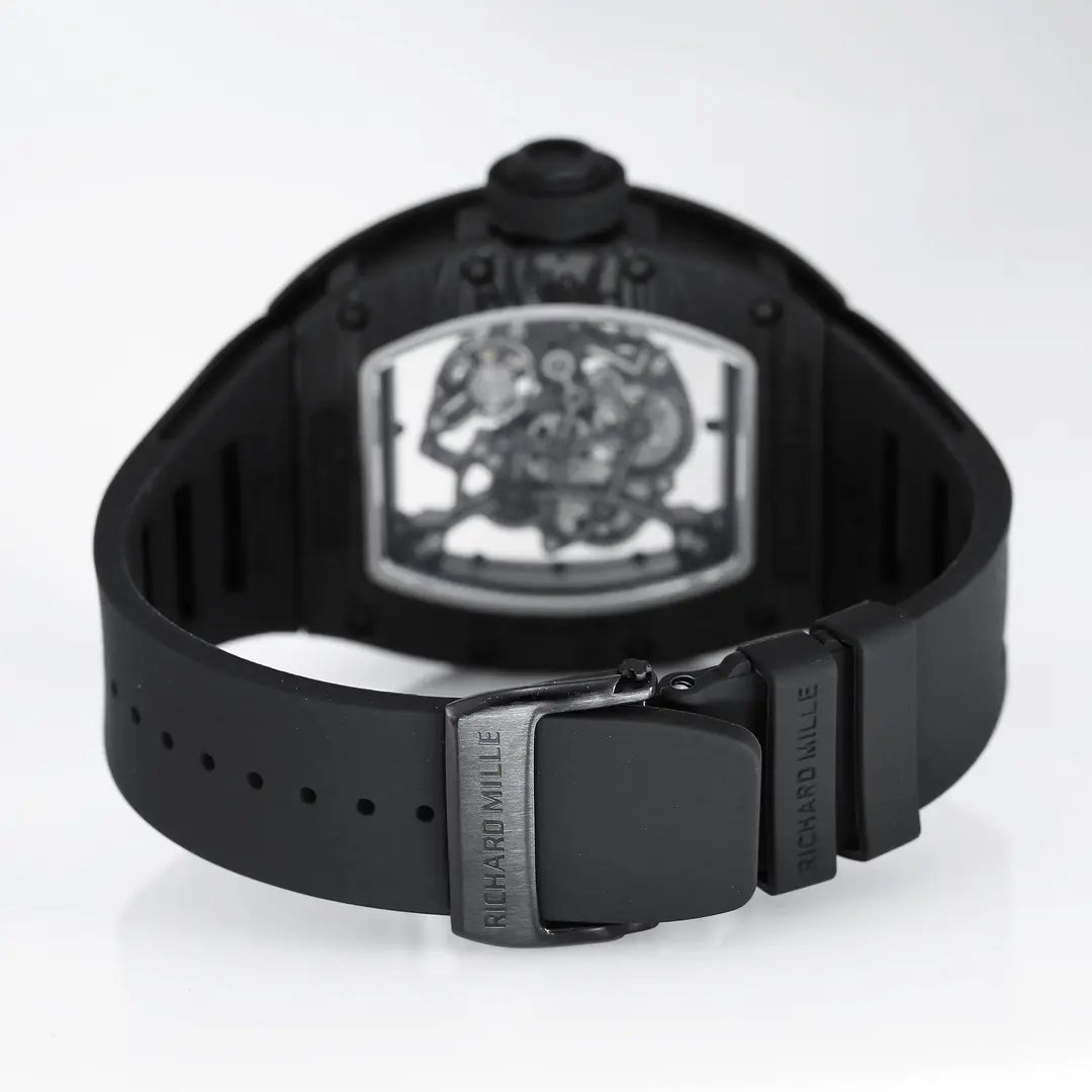 RM Factory Richard Mille RM055 Carbon Fiber Black Rubber Super Clone Luxury Watch - 图片 7