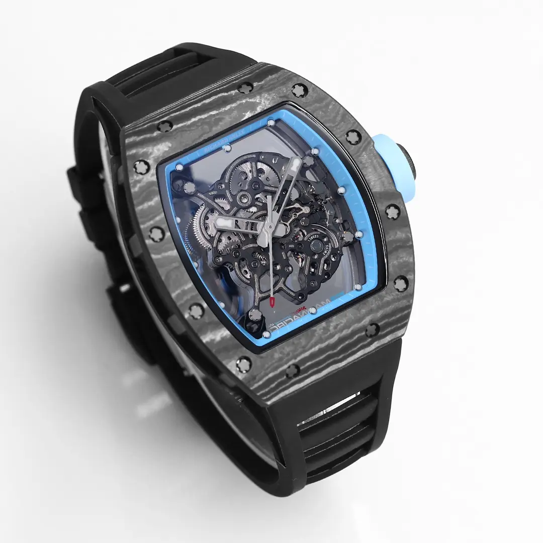 RM Factory Richard Mille RM055 Carbon Fiber Black Super Clone Luxury Watch - 图片 9