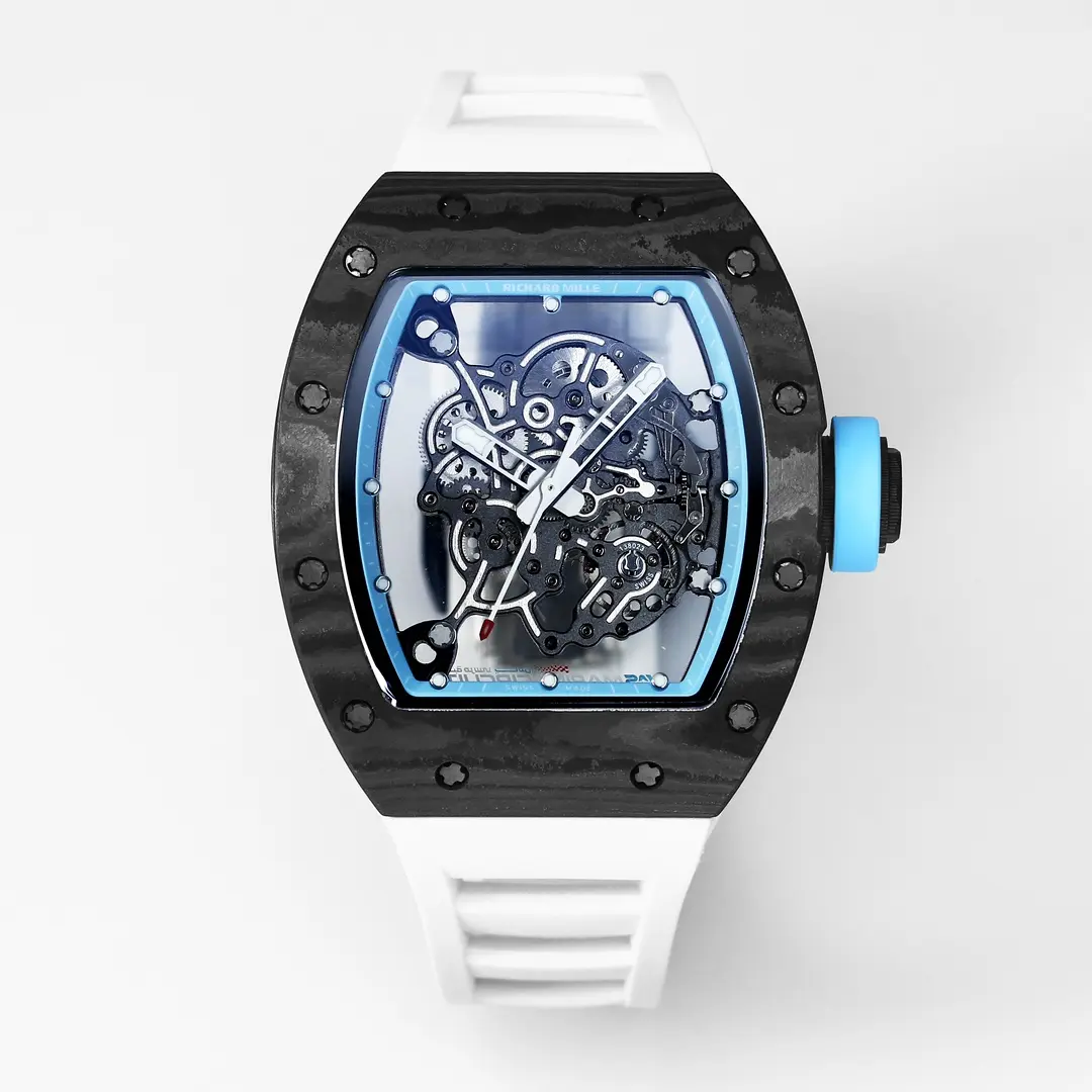 RM Factory Richard Mille RM055 Carbon Fiber Blue Super Clone Luxury Watch