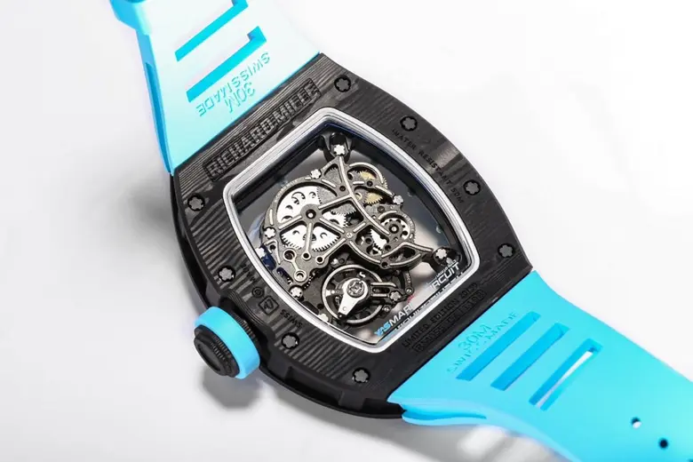 RM Factory Richard Mille RM055 NTPT Blue Rubber Strap – Premium Super Clone Watch - 图片 9