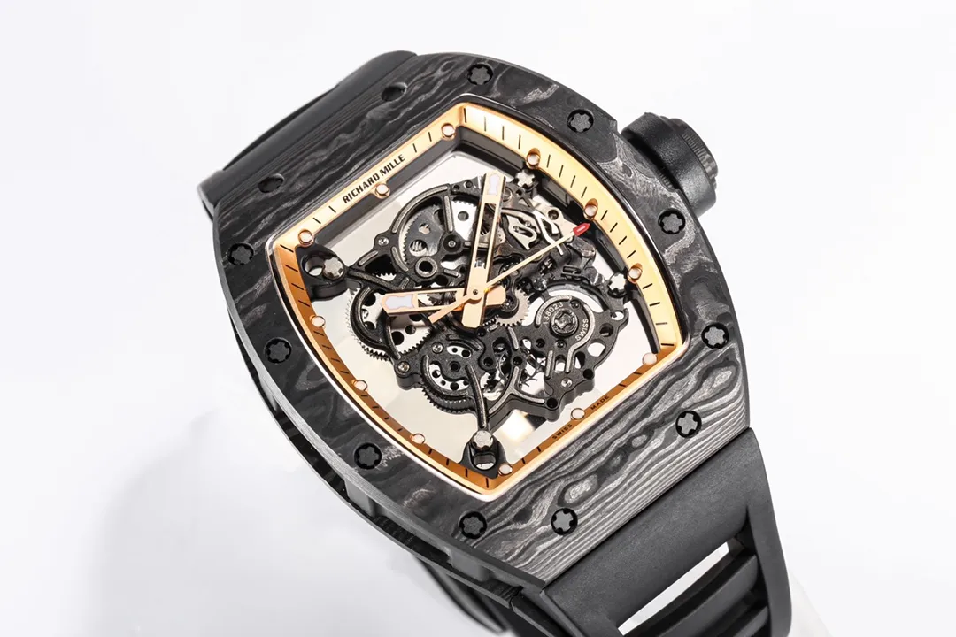 RM Factory Richard Mille RM055 NTPT Carbon Black Super Clone Luxury Watch - 图片 2