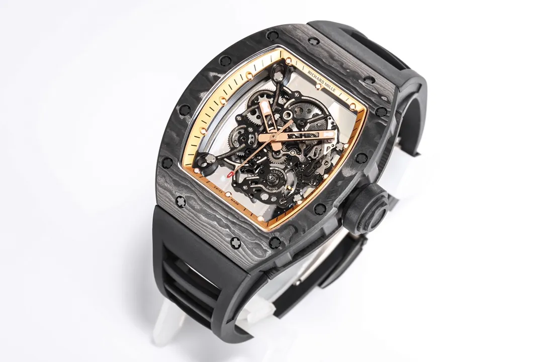 RM Factory Richard Mille RM055 NTPT Carbon Black Super Clone Luxury Watch - 图片 3